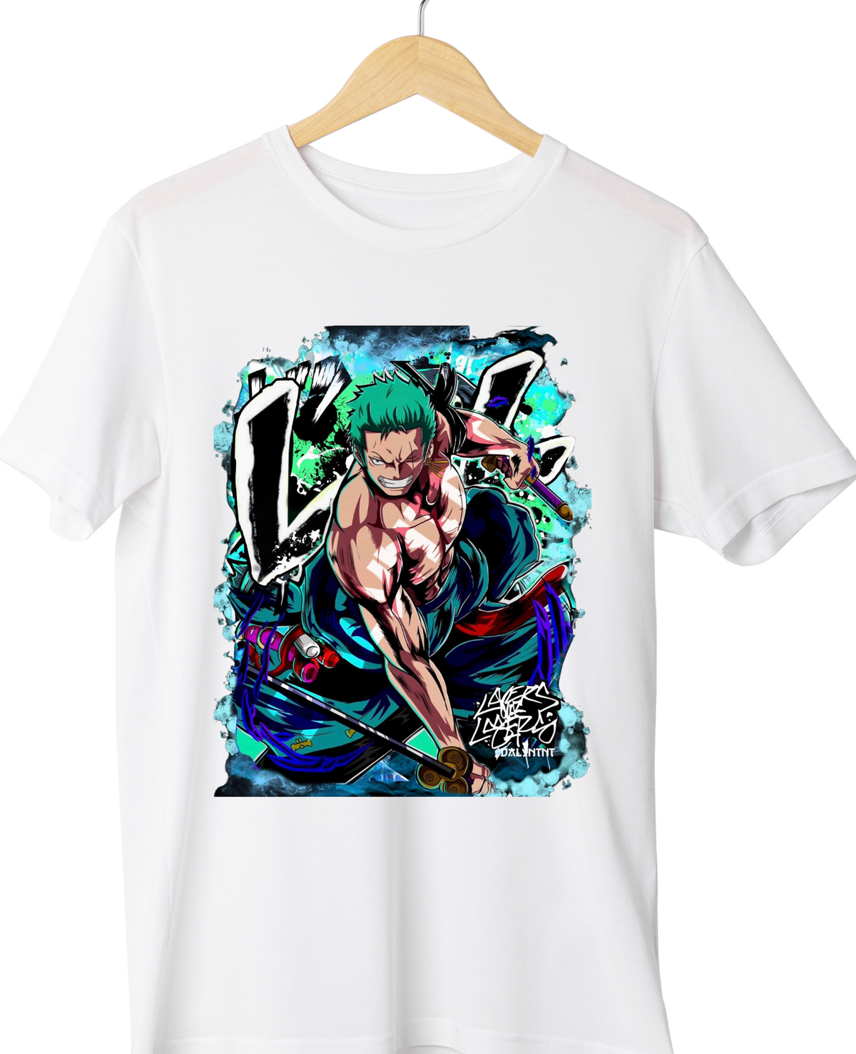 Zoro from One Piece Anime - Roronoa Zoro Samurai T-Shirt - Unleash Your Inner Swordsman!