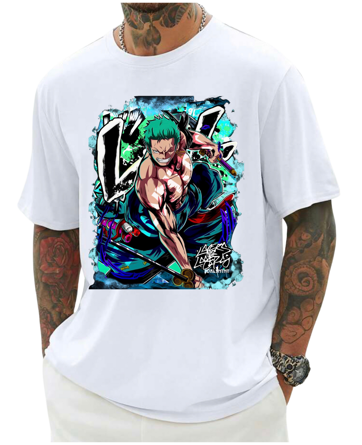 Zoro from One Piece Anime - Roronoa Zoro Samurai T-Shirt - Unleash Your Inner Swordsman!