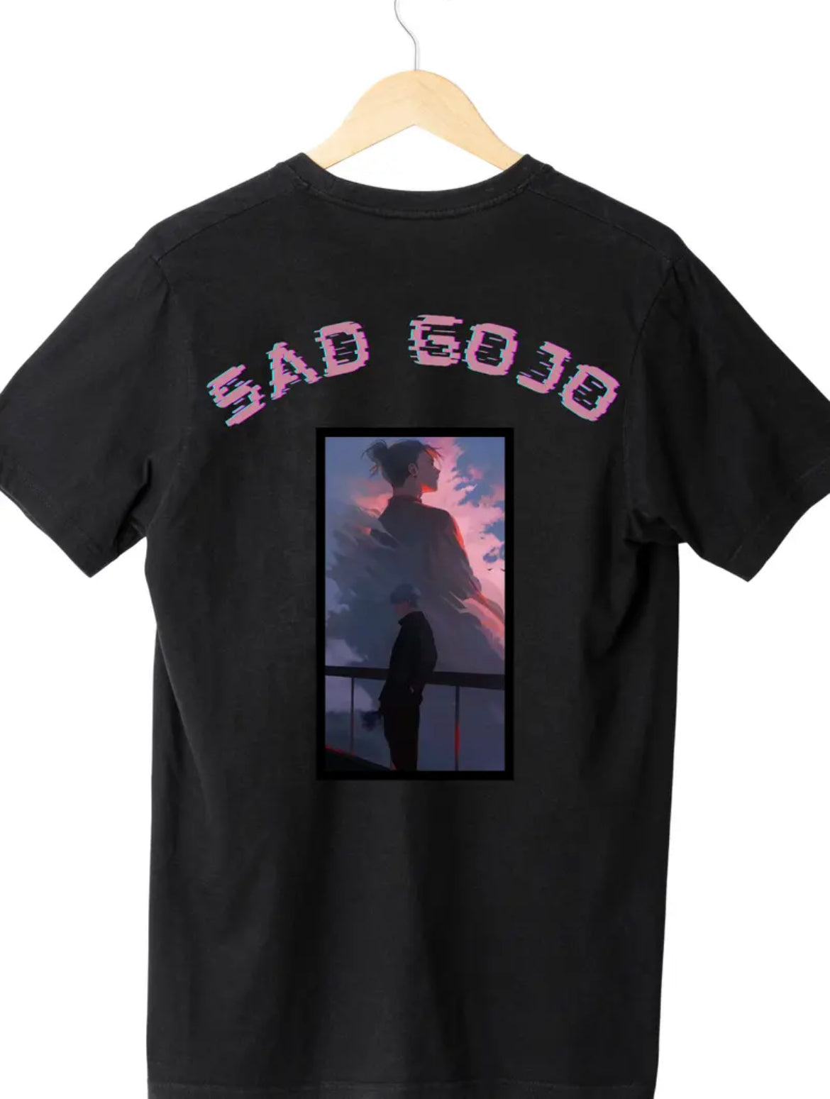 Saturo Gojo - Happy Gojo/Sad Gojo Front & Back Design T-Shirt