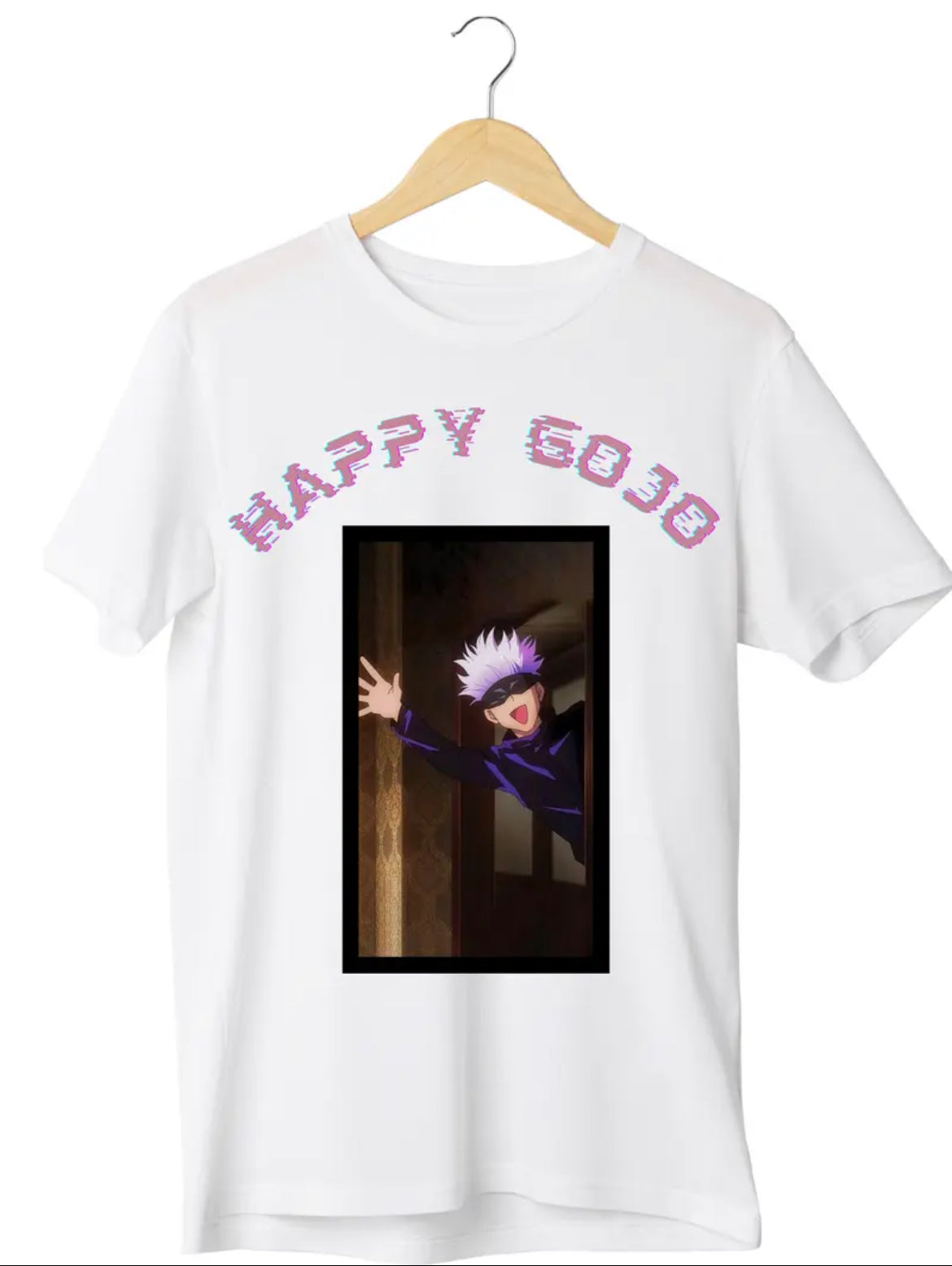 Saturo Gojo - Happy Gojo/Sad Gojo Front & Back Design T-Shirt