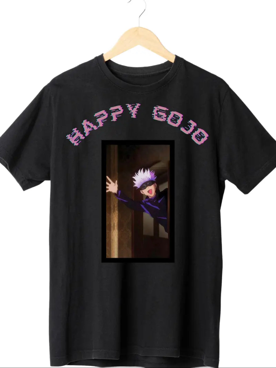 Saturo Gojo - Happy Gojo/Sad Gojo Front & Back Design T-Shirt